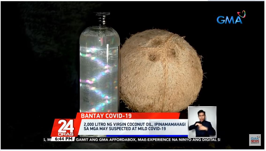 HanCole 24 Oras 2 000 Litro Ng Virgin Coconut Oil Ipinamamahagi Sa